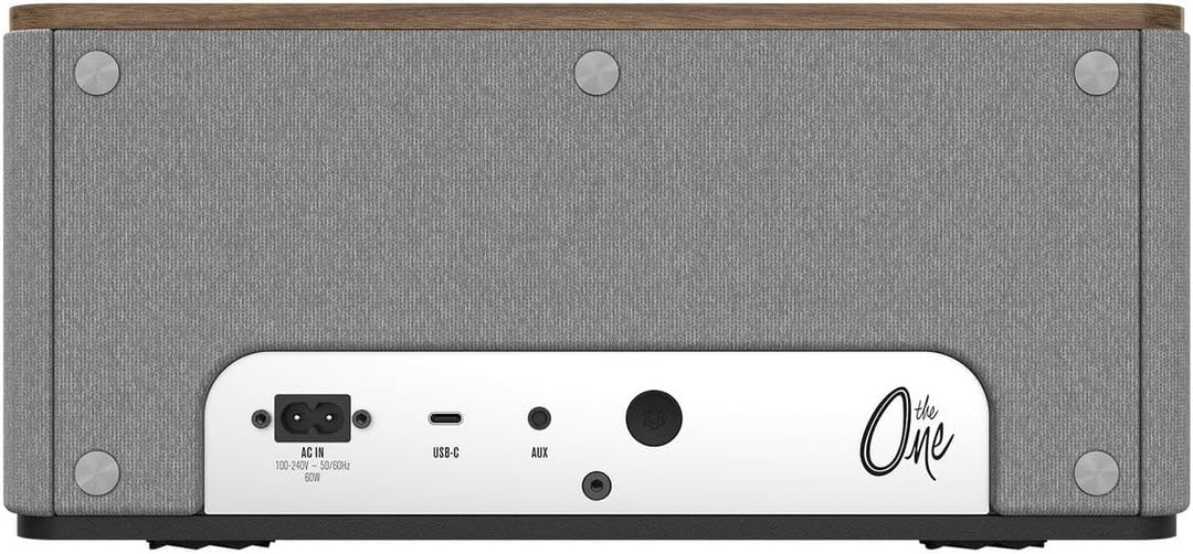 Klipsch The One Plus Premium Bluetooth-Lautsprechersystem Walnut Schwarz, Schwarz