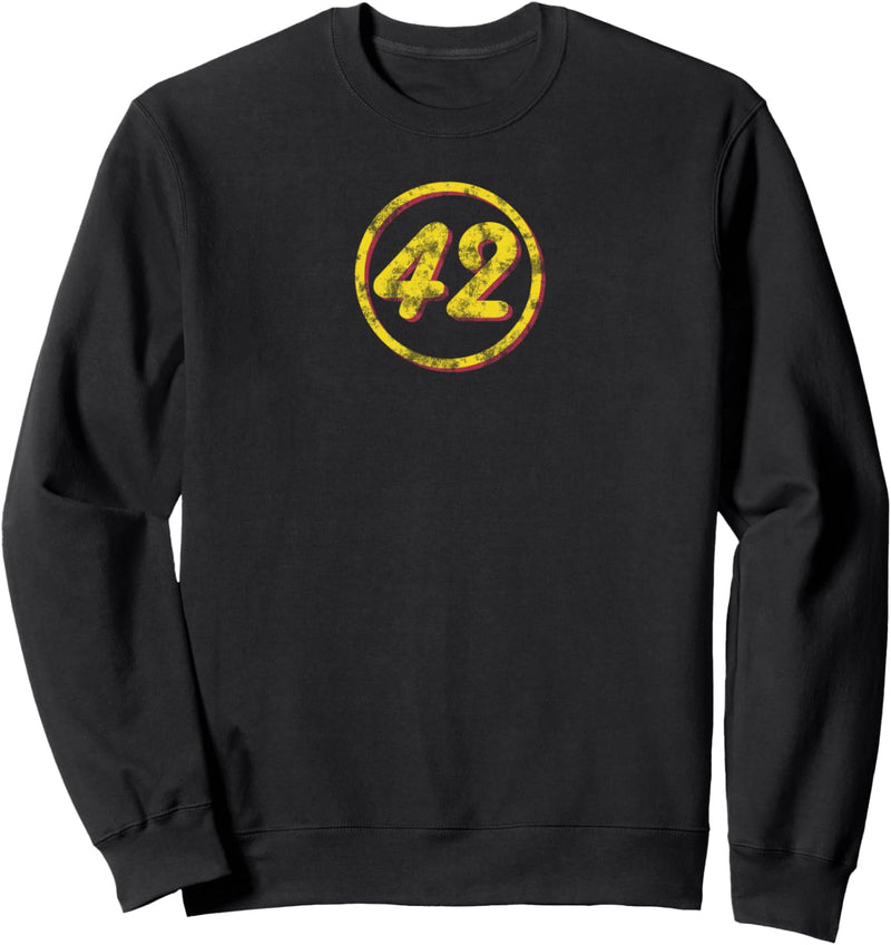 Lustiger Nerdy Sheldon Bedeutung des Lebens Nummer 42 Sci-Fi Sweatshirt