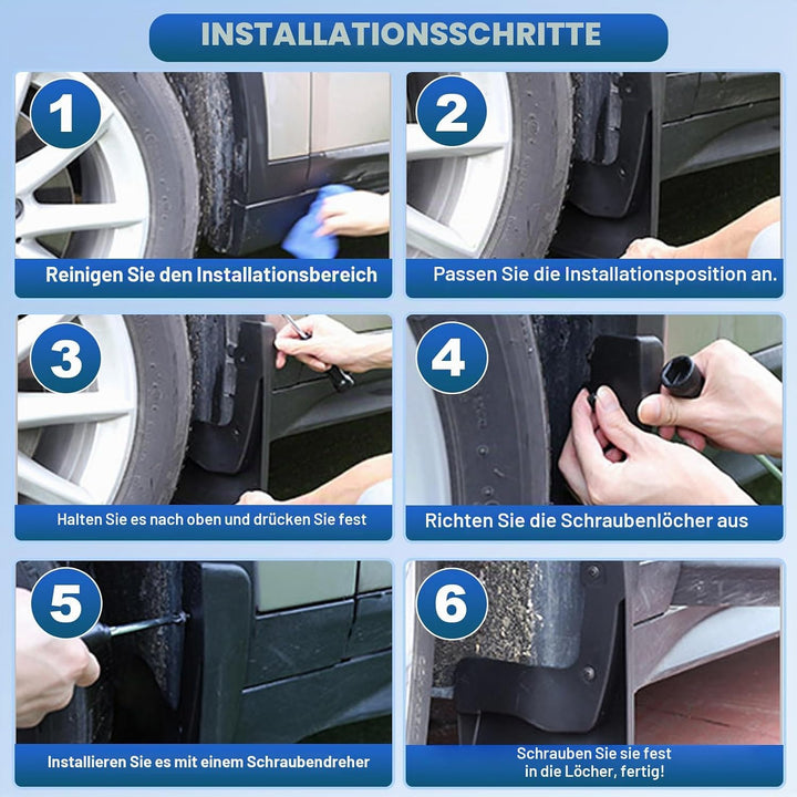 [4 Stück] CDEFG Kompatibel mit Hyundai Kona SX2 2024 2025 Schmutzfänger Schlamm spritzwassergeschütz