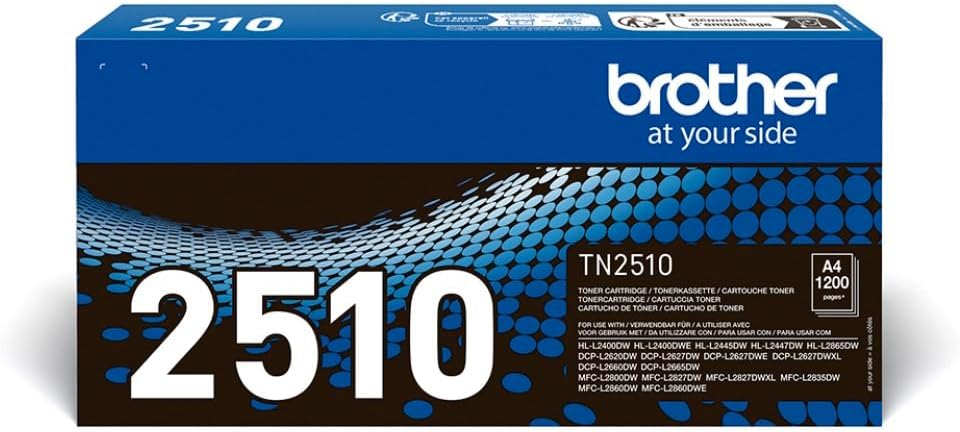 Brother Original TN-2510 Tonerkartusche Schwarz Schwarz Standard Standard, Schwarz Standard Standard
