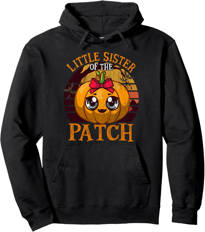 Kleine Schwester der Patch-Familie Gruppe Halloween Pullover Hoodie