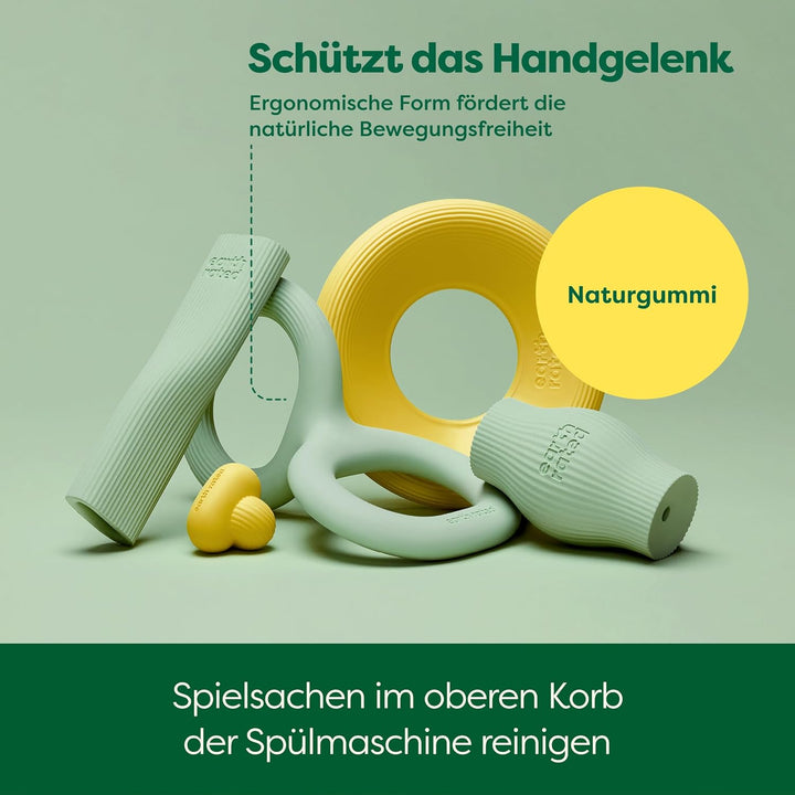 Earth Rated Ziehspielzeug, EIN interaktives Spielzeug für ausgewachsene Hunde und Welpen, ergonomisc