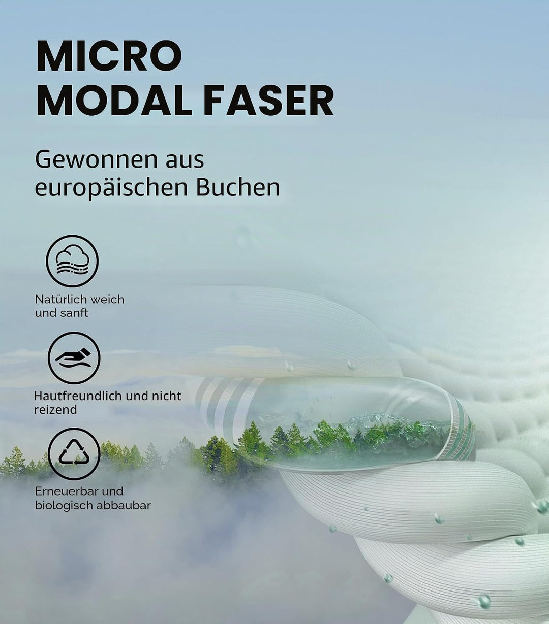 DAVID ARCHY Herren Unterhemden Business aus Micro Modal Tshirt Seidig Glatt Weich Kurzarm Atmungsakt