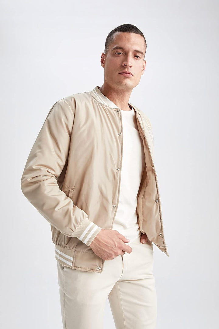 DeFacto Herren Jacket S Stone, S Stone