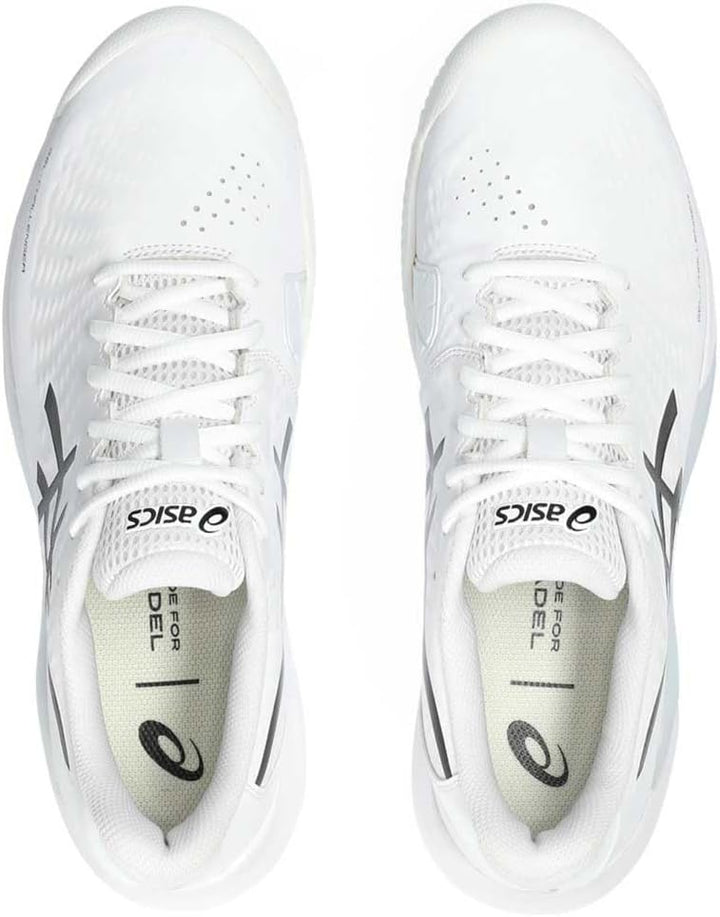 ASICS Damen Gel-Challenger 14 ClaySneaker 46 EU White Black, 46 EU White Black