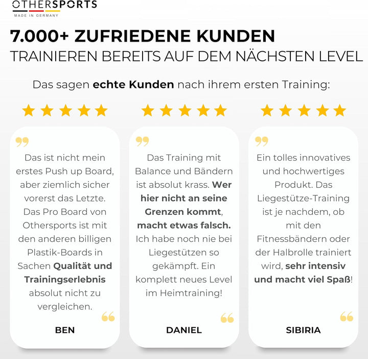 Liegestütze Brett aus Echtholz mit Fitness Bändern – Push up Board Fitnesstraining für gezielten Kra