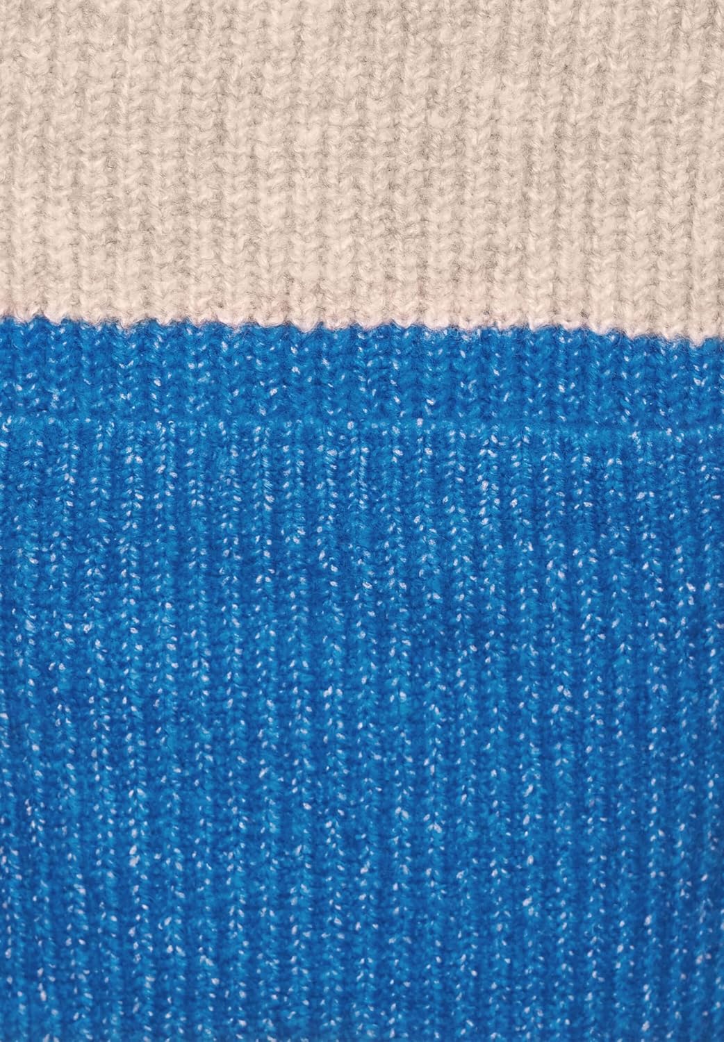 Cecil Damen TOS_Cosy Structured Block Stripe Strickjacke mit Blocksteifen L Dynamic Blue Melange, L