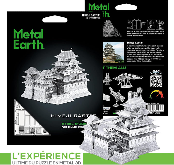 Fascinations MMS055 - Metal Earth 502576 - Himeji Castle, lasergeschnittener 3D-Konstruktionsbausatz