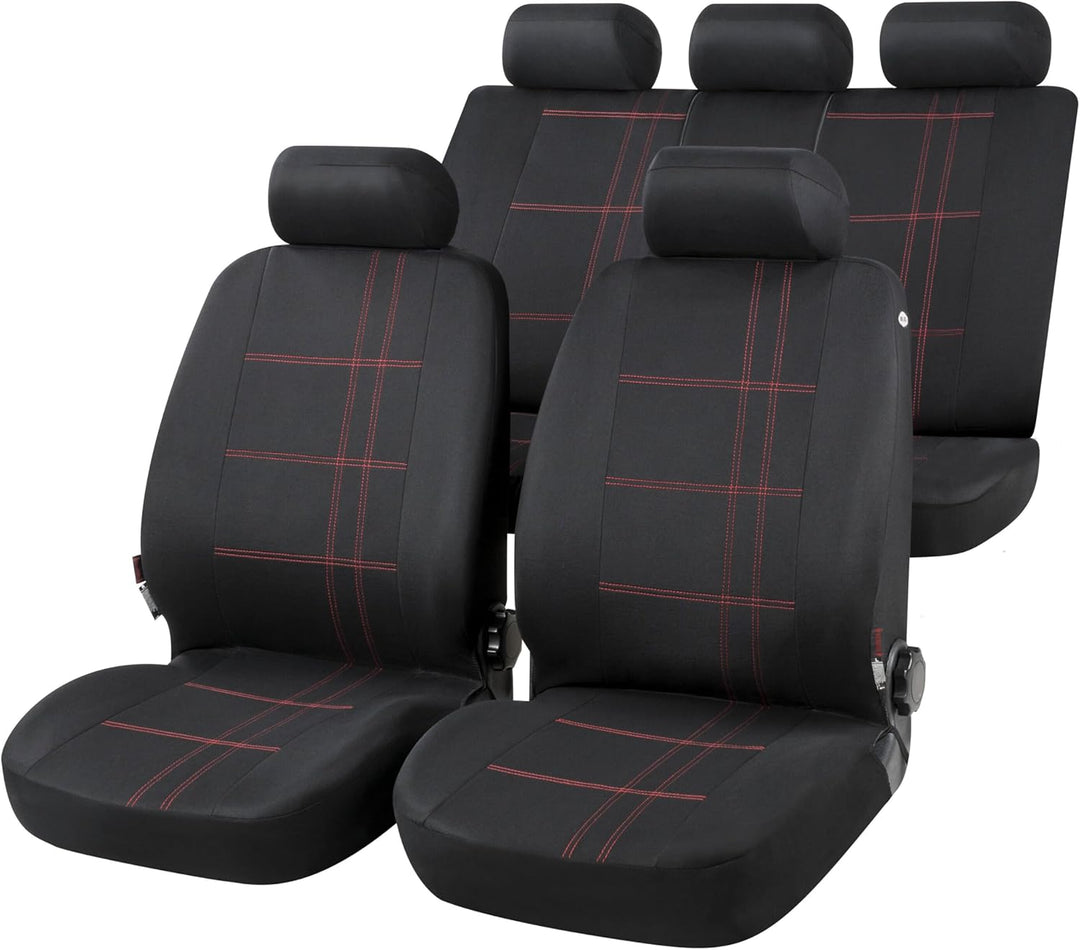 Walser Auto-Sitzbezug Nashville, Universal-Sitzbezug Komplett-Set, PKW-Sitzbezüge, 2 Vordersitzbezüg