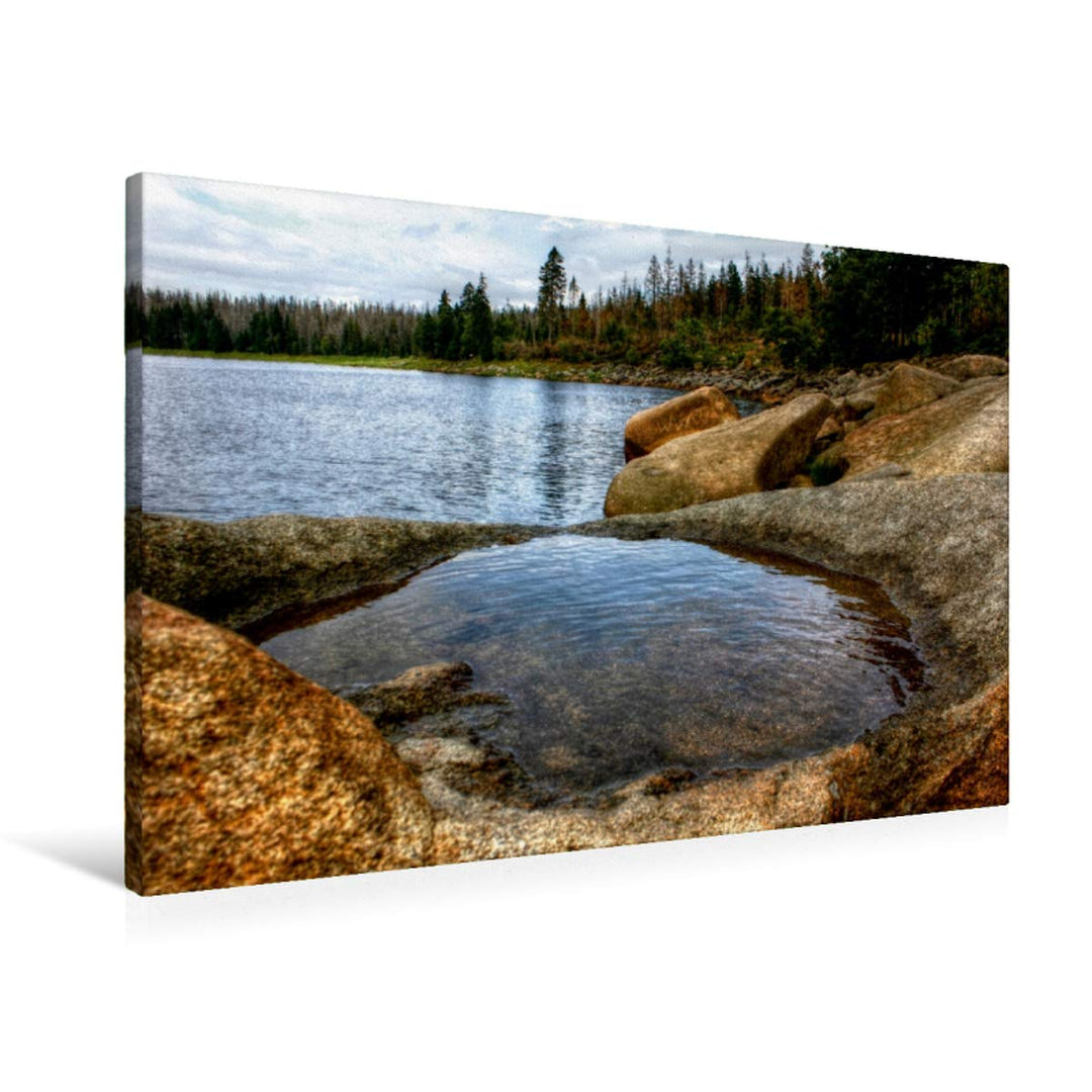 Premium Textil-Leinwand 90 x 60 cm Quer-Format Harz | Wandbild, HD-Bild auf Keilrahmen, Fertigbild a