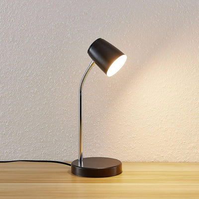 Lindby LED Tischlampe 'Jegor' (Modern) in Schwarz u.a. für Wohnzimmer & Esszimmer (1 flammig,) - Tis