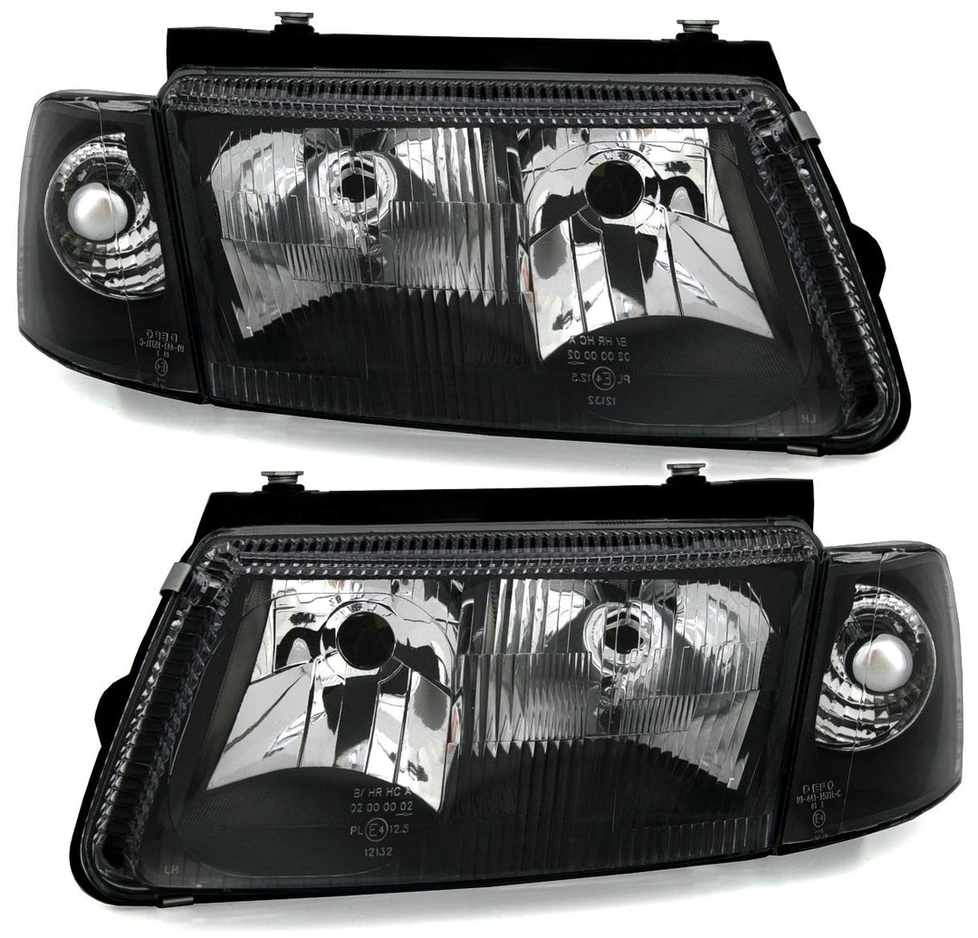 AD Tuning GmbH & Co. KG DEPO Scheinwerfer Set Klarglas Schwarz Frontblinker