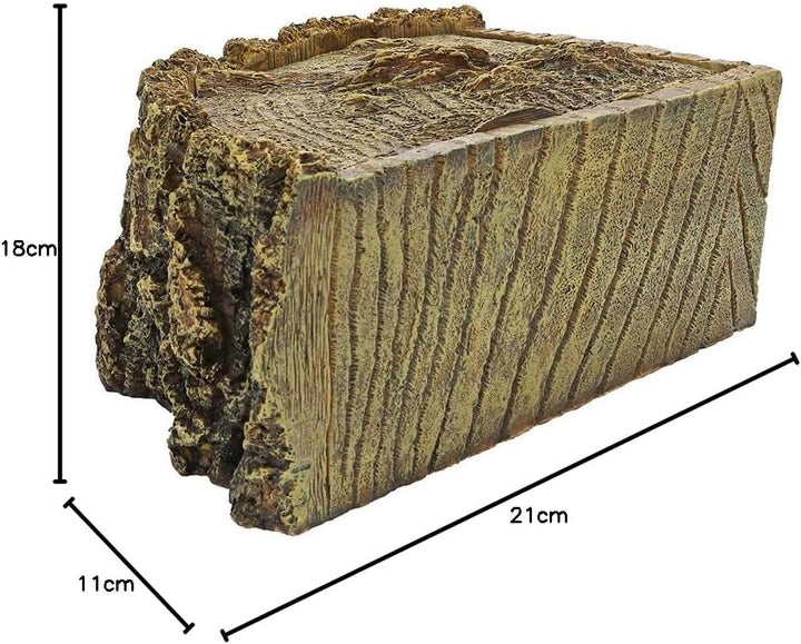 Hobby Eckhöhle Bark Höhle für Reptilien und Amphibien, 21 x 18 x 11 cm