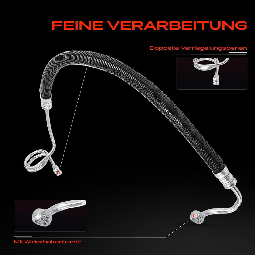 Frankberg Servolenkung Schlauch Kompatibel mit A6 4B2 C5 2.5L 1997-2005 A6 Avant 4B C5 2.5L 1997-200
