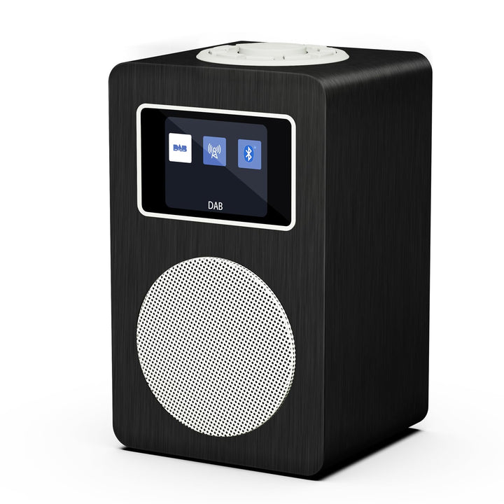 MangoKit MD4 DAB Radio mit Bluetooth,DAB Plus Digitalradio,UKW Radio,Küchenradios,Netz- und Batterie