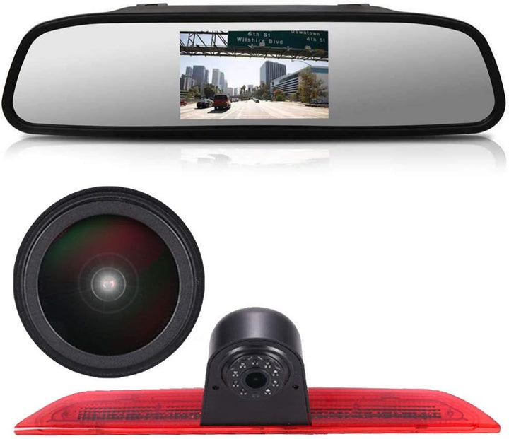 1280 x 720 Pixels Auto Top Mount Brake Bremsleuchte Kamera Bremslicht Rückfahrkamera für Ford Transi