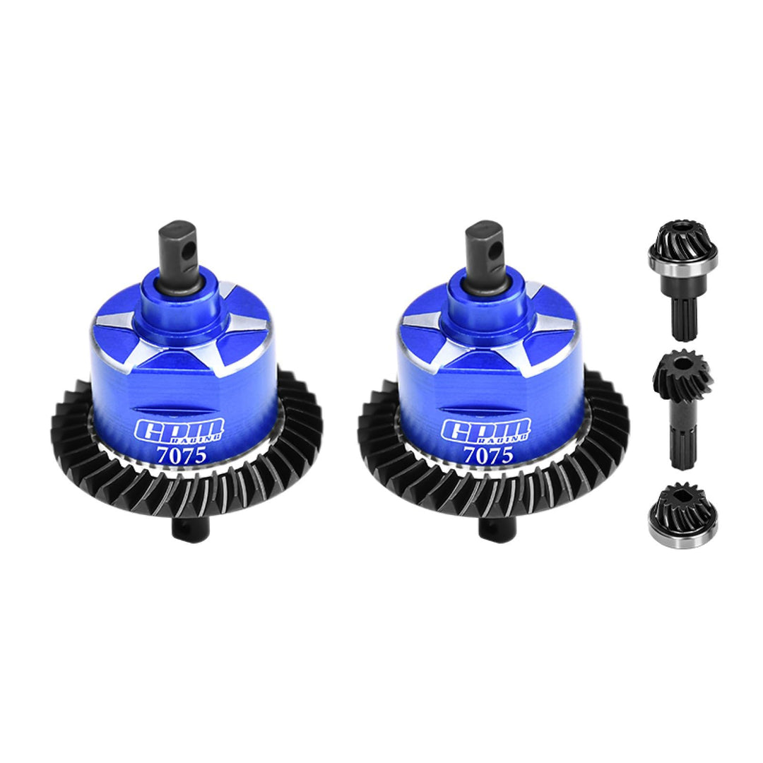 4140 Carbon Steel + 7075 Alloy Front & Rear Complete Differential for Traxxas 1/16 Mini Maxx 4WD RTR