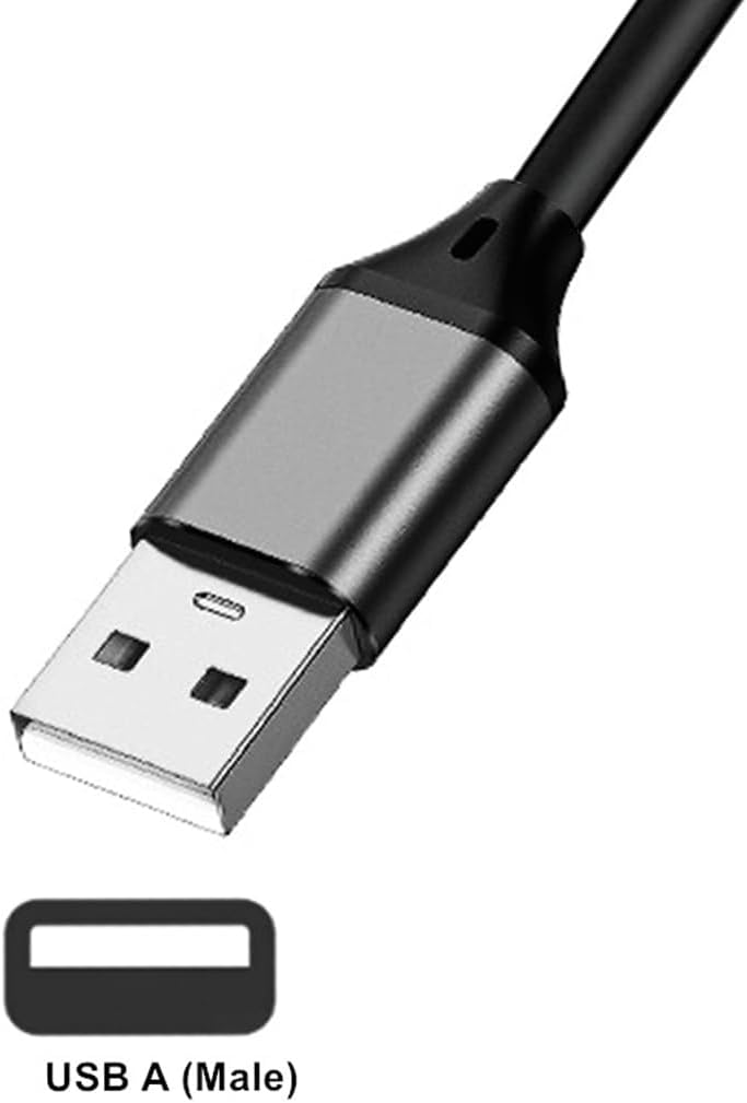 USB auf TosLink SPDIF-Adapterkabel, USB 2.0-Stecker auf TosLink PCM-Buchse, digitales optisches Audi