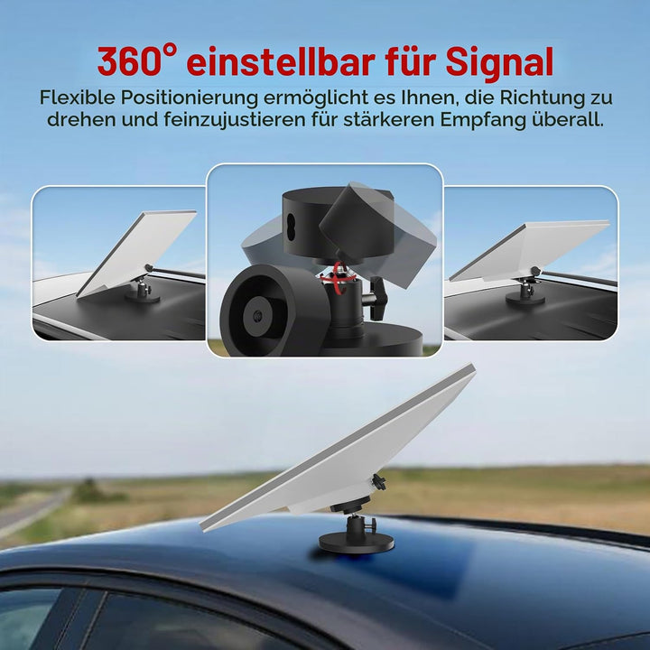 Verstellbare Magnethalterung für Starlink Mini von MMOBIEL – Basis aus Aluminiumlegierung mit starke