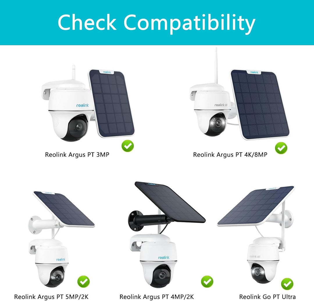 HOLACA 90°Wandwinkel Halterung Kompatibel mit Reolink Argus PT 3MP, 4MP/2K, 5MP/2K, 4K/8MP, Go PT Ul