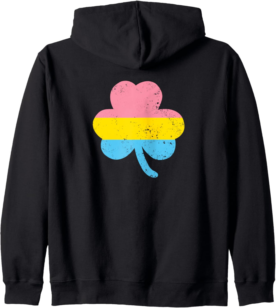 Pansexuell Shamrock LGBTQ Pride Flag St Patrick's Day Clover Kapuzenjacke