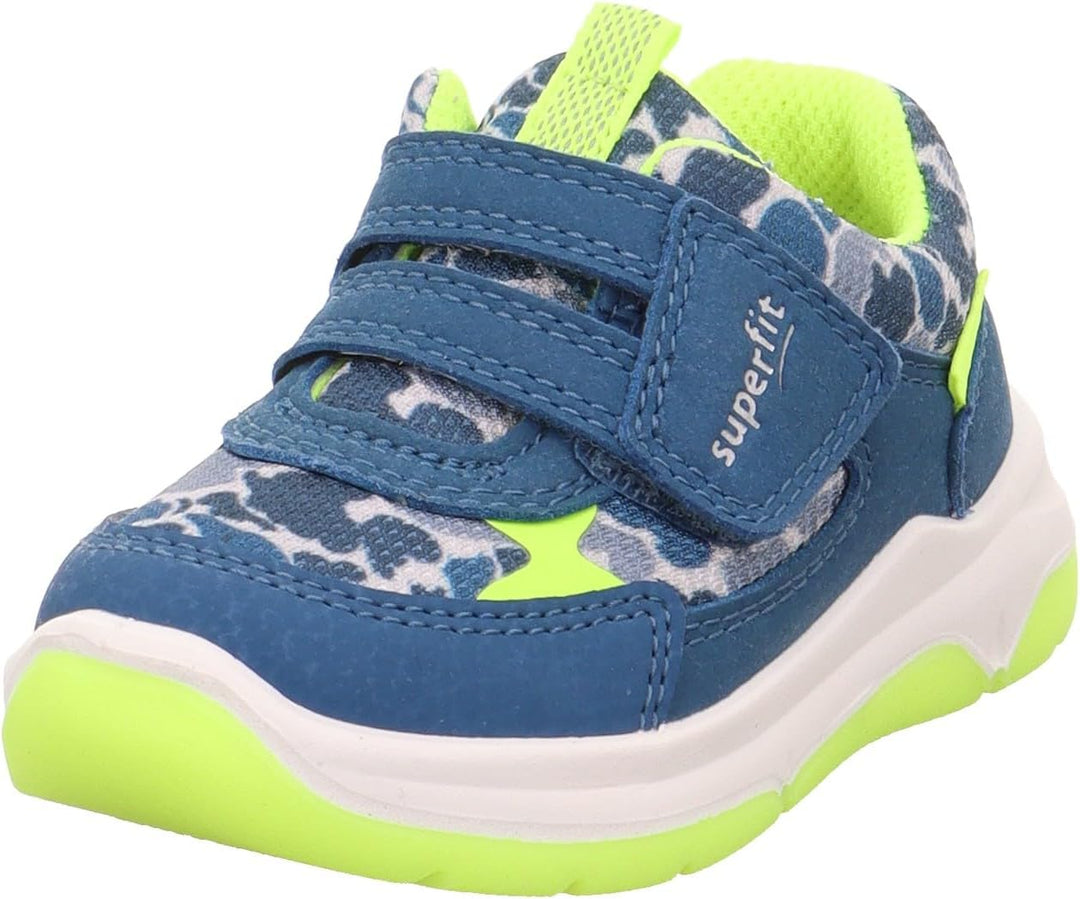 Superfit Mädchen Cooper Lauflernschuhe 20 EU Weit Blau Gelb 8020, 20 EU Weit Blau Gelb 8020