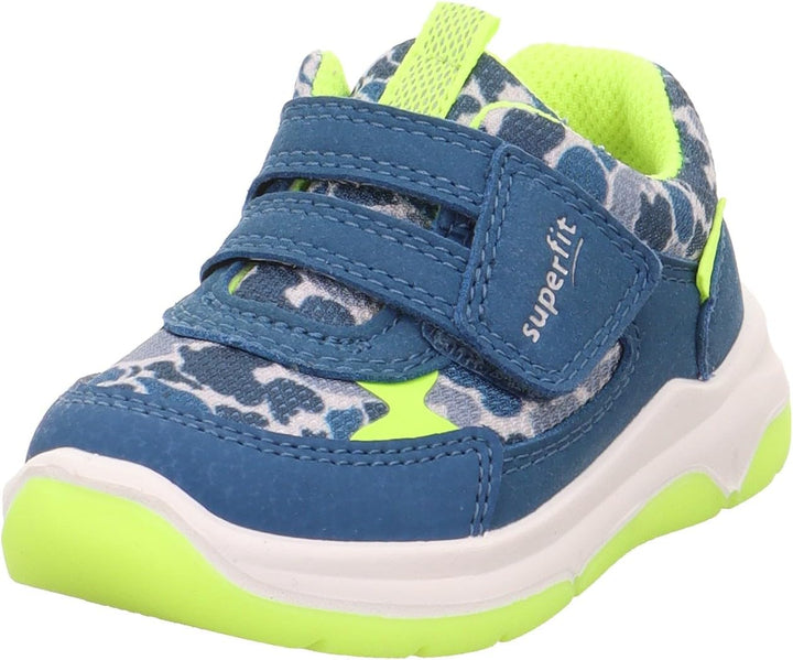 Superfit Mädchen Cooper Lauflernschuhe 20 EU Weit Blau Gelb 8020, 20 EU Weit Blau Gelb 8020