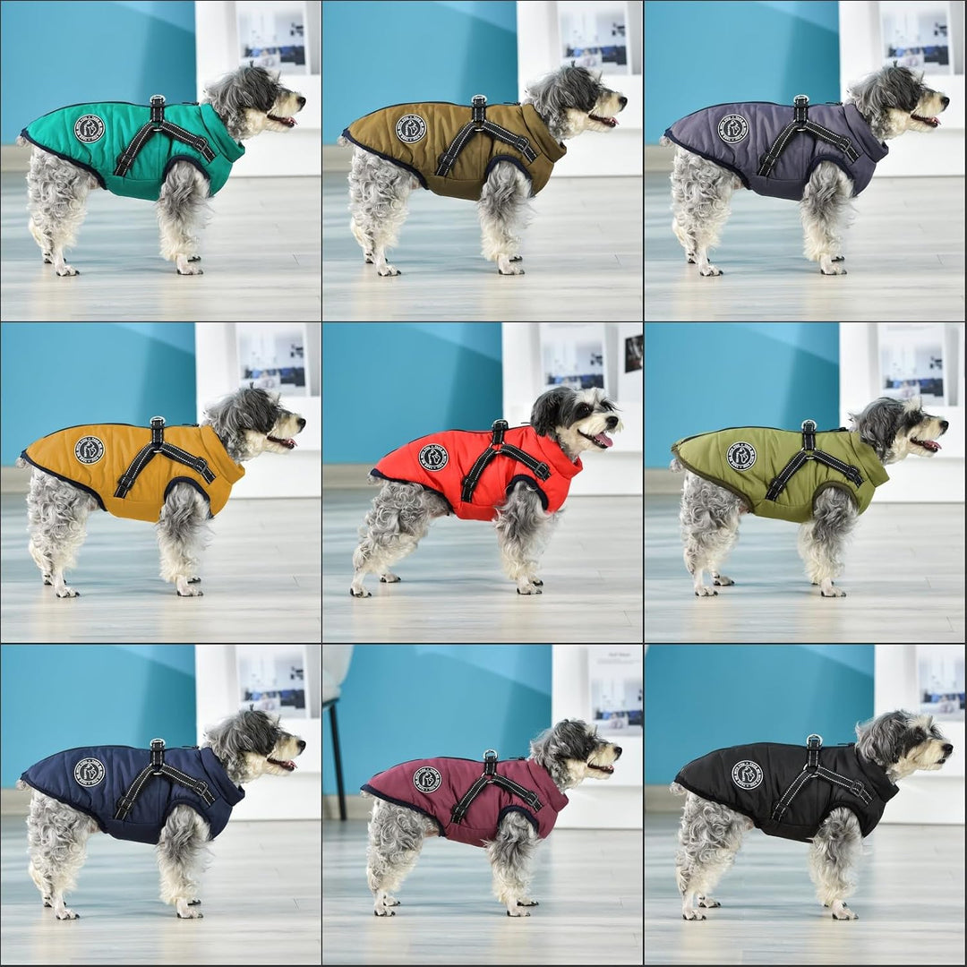 Hundejacke Winterweste Jacken Hundemantel Hundepullover Haustier Skifahren Kostüm Ärmellose Baumwoll