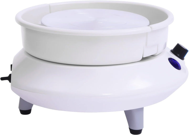 Elektrische Töpferscheibe, 120W Töpferscheibe Maschine, Keramikmaschine 15cm, 0-200 U/min Keramik Cl