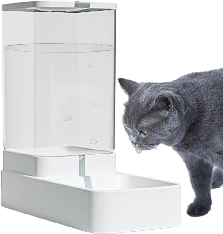 Futterautomat Katze, 3.8L Automatischer Futterspender, Wasserspender Für Hunde, Futterautomat Hund,