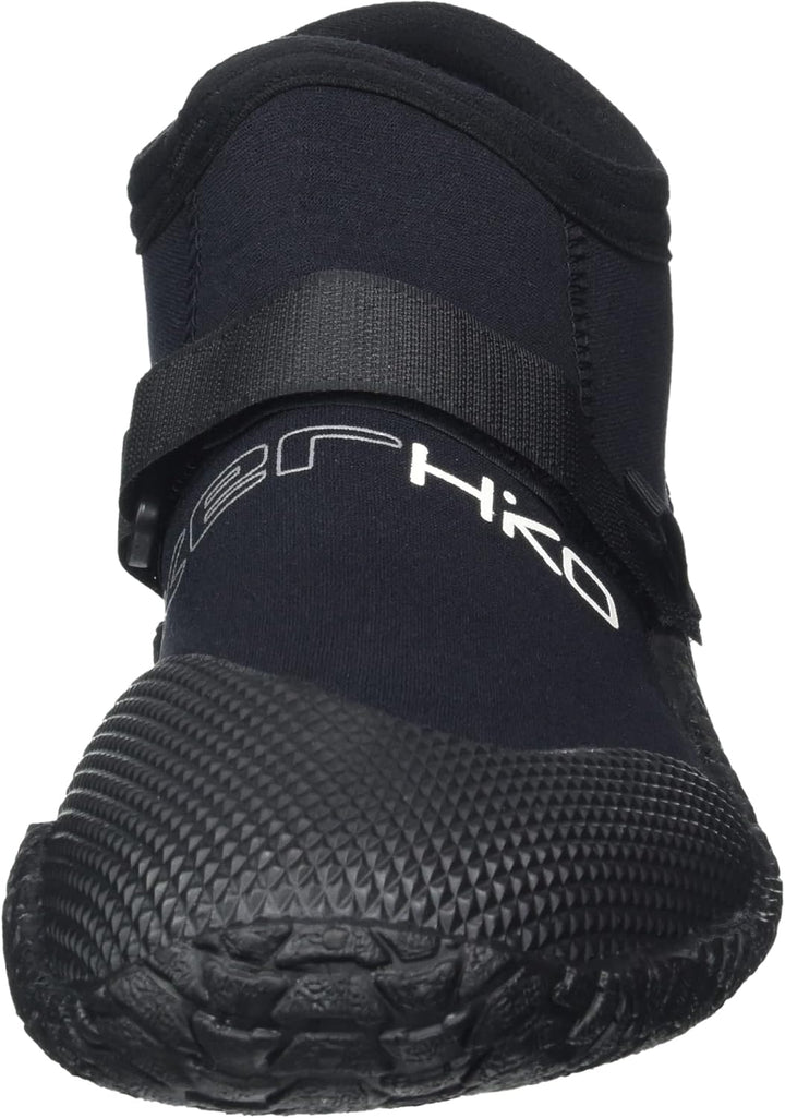 Neoprenschuh Hiko Sneaker mit Klett Wassersport Kanu Kajak Schwimmen SUP Surfen 10 =44.5 EU Schwarz,