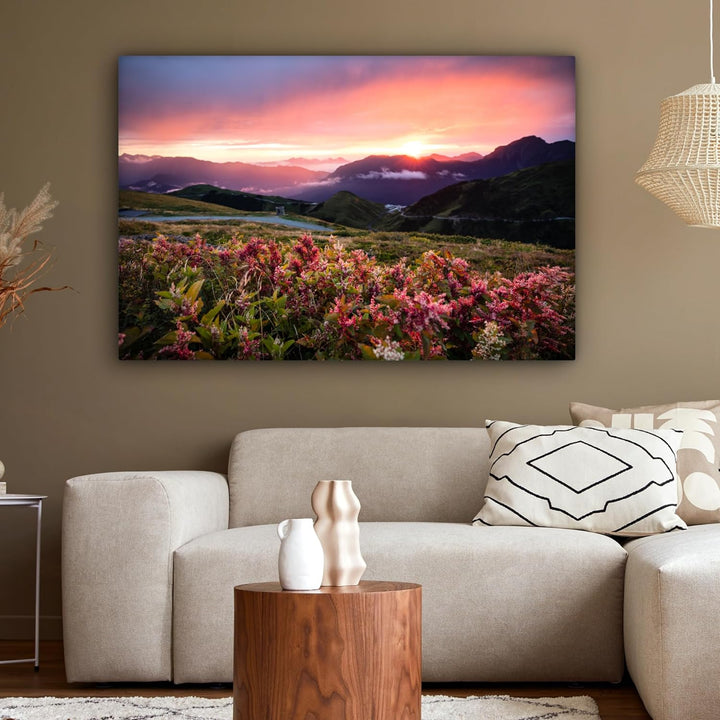 MuchoWow© Leinwände Gross 120x80 cm XXL Wall Decoration Bilder Schlafzimmer Deko Pictures Canvas Pai