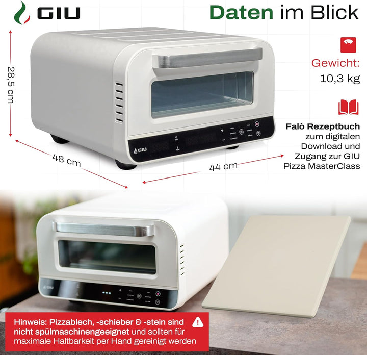 Elektrischer Pizzaofen – Starker Elektro-Ofen für neapolitanische Pizza | Backofen, Pizzaofen, elekt