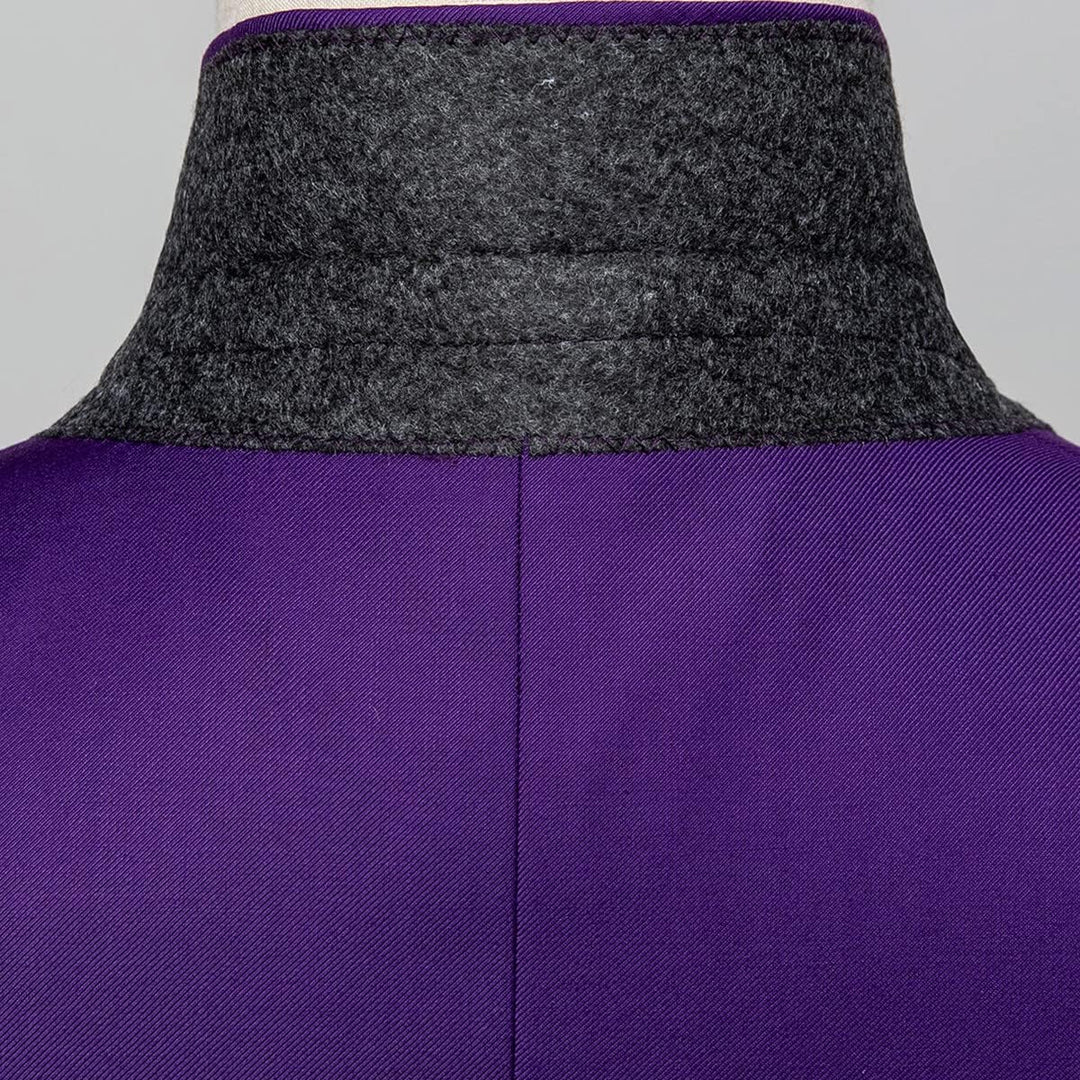 Allthemen Herren Anzug 3-teilig Slim Fit Einreihig Zwei Knöpfe Hochzeit Smoking Anzug Blazer Weste H