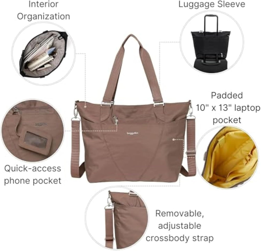 Baggallini Unisex-Erwachsene Tote Avenue Tragetasche – leicht, wasserabweisend, Handgepäcktasche mit