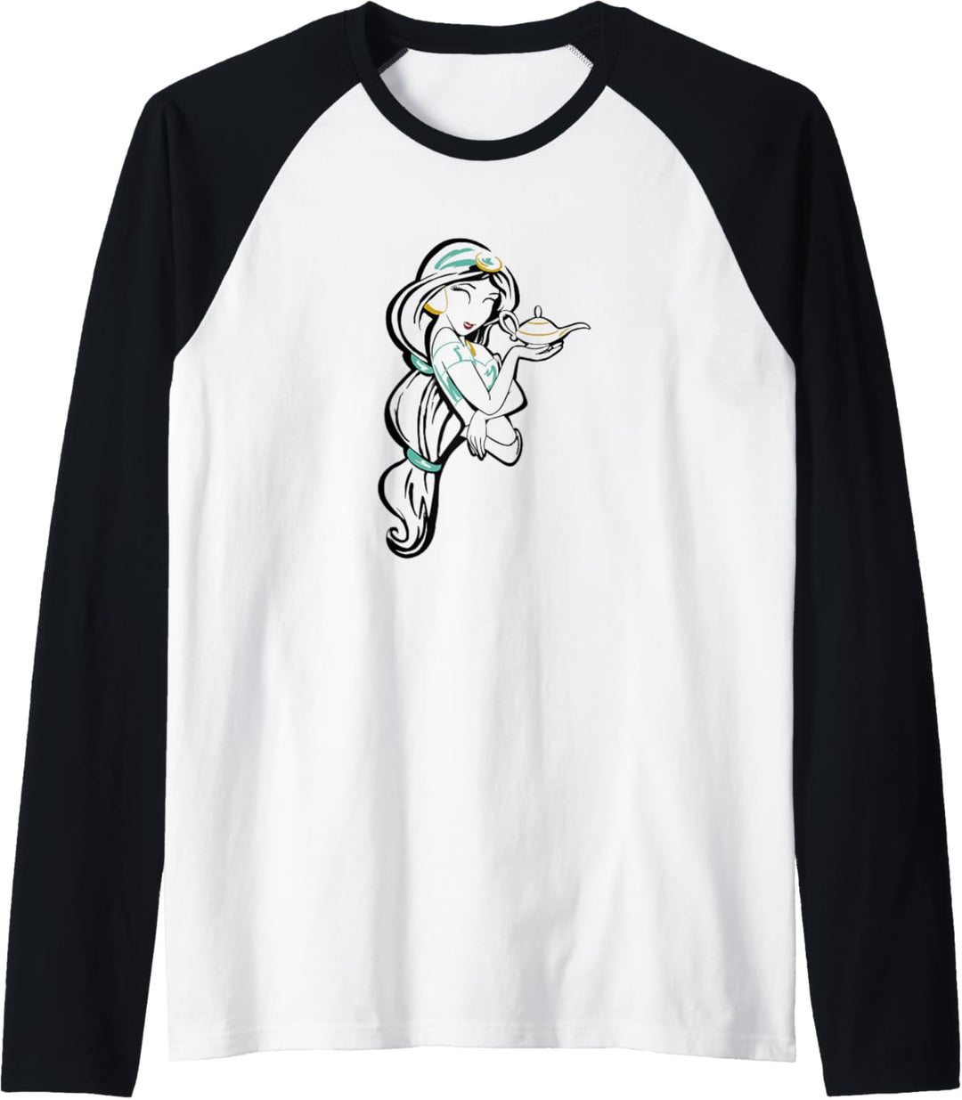 Disney Aladdin Jasmine Sketch Raglan