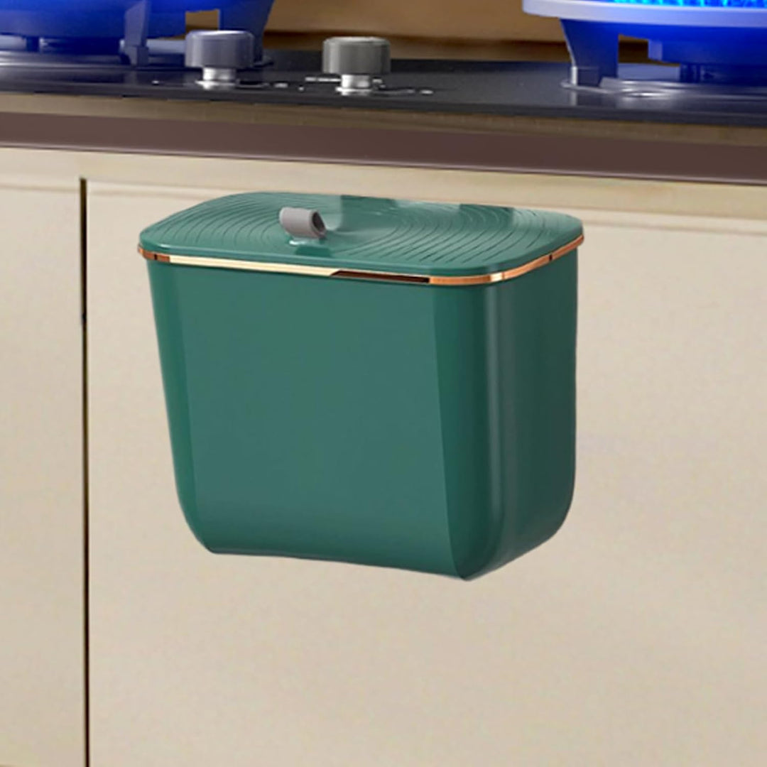7L Küchenmülleimer mit Deckel, hängende Küche Abfalleimer, wasserdicht Kompostbehälter, Komposteimer