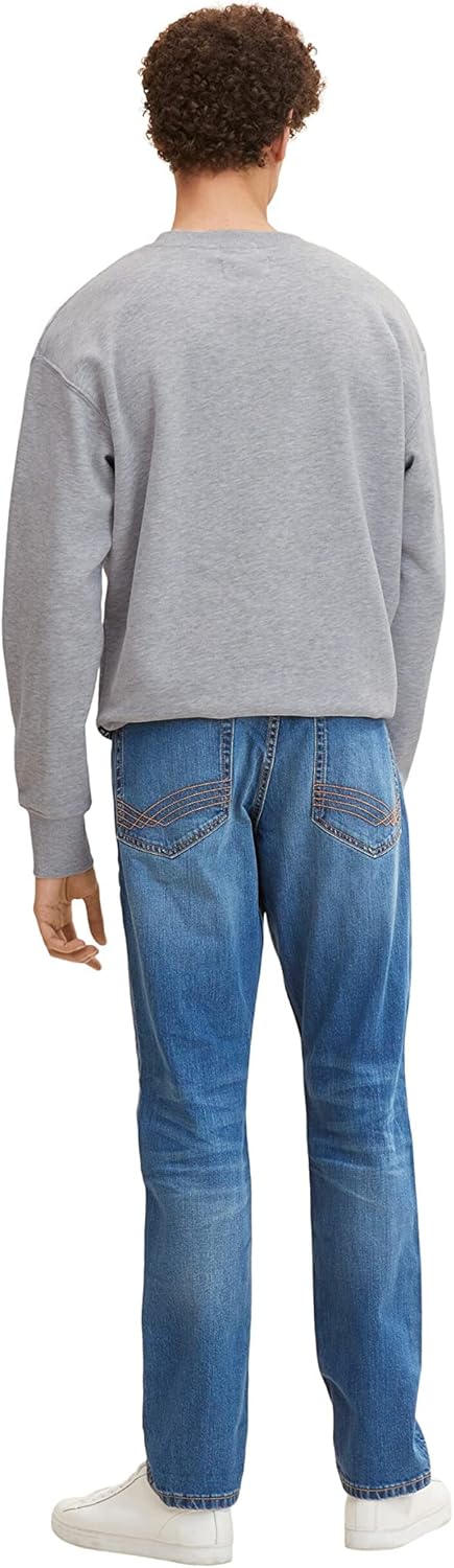 Tom Tailor Herren Josh Regular Slim Jeans 29W / 32L 10119 - Used Mid Stone Blue Denim, 29W / 32L 101