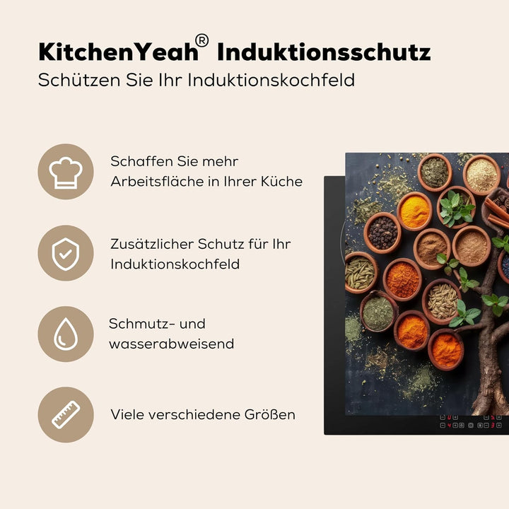 Herdabdeckplatte Einteilig Herdabdeckung Abdeckplatte für Ceranfeld Abdeckung Induktionskochfeld Auf