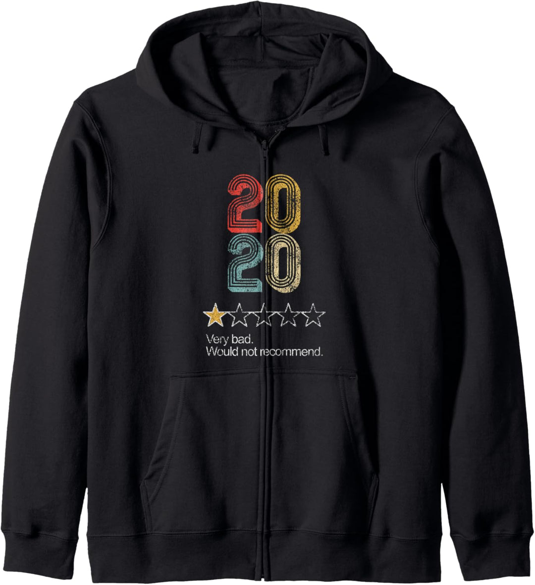2020 Sehr schlecht Würde Nicht empfehlen 1 Star Funny Kapuzenjacke