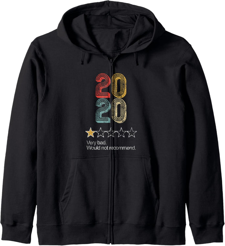 2020 Sehr schlecht Würde Nicht empfehlen 1 Star Funny Kapuzenjacke