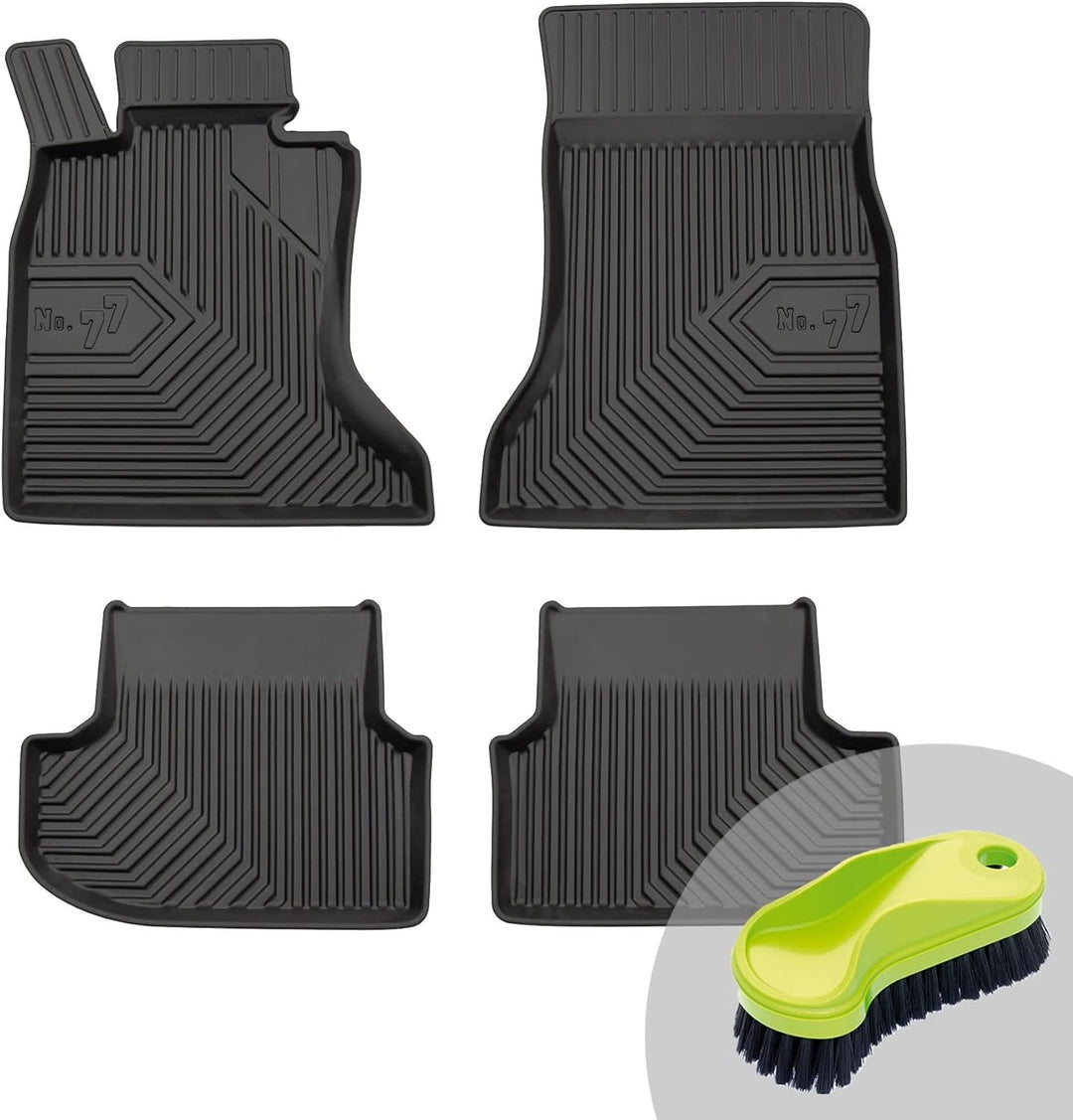 FROGUM No.77 Gummimatten Ganzjahresset von Auto Fussmatten Autofussmatten für BMW 5er F10 xDrive 201