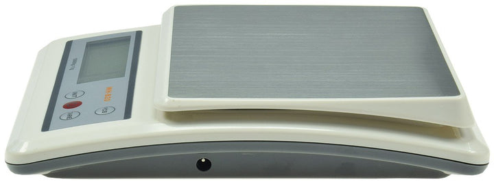 Präzisionswaage Küchenwaage mit Zählfunktion 0-10kg ±1g Edelstahl beleuchtetes Display für z.B. Klei