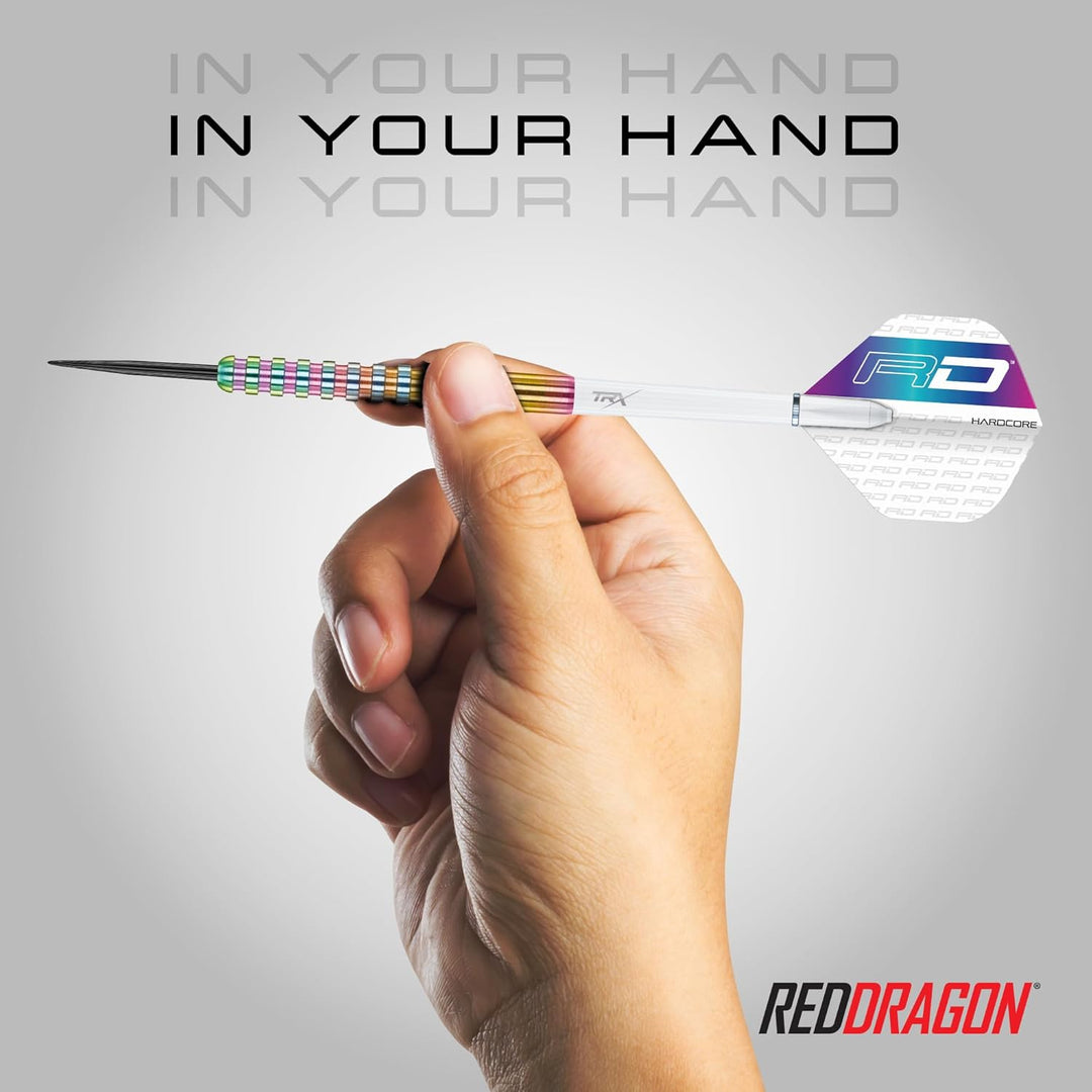 RED DRAGON Javelin Serie Premium Wolfram Steeltip Darts Set mit Flüge und Schäften 22G 1, 22G 1