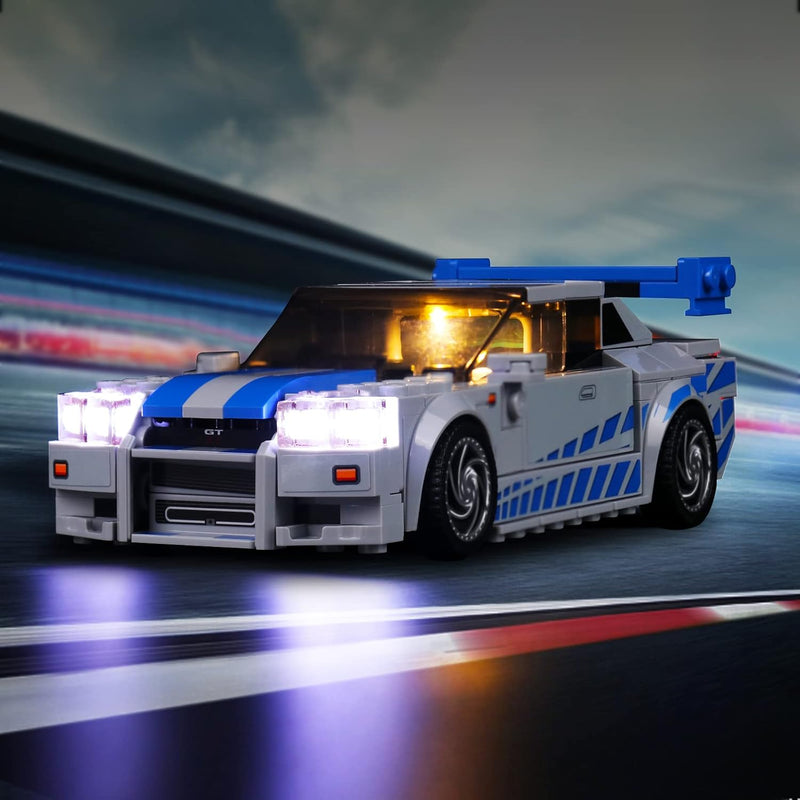 Led Licht Set Kompatibel mit Lego Nissan Skyline GT-R, Dekorationsbeleuchtungsset Compatible with Le