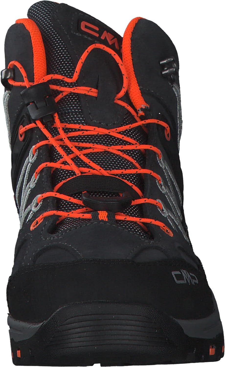 CMP Unisex Kinder Kids Rigel Mid Trekking Shoes Wp Wanderschuhe 37 EU Antracite Flash Orange, 37 EU