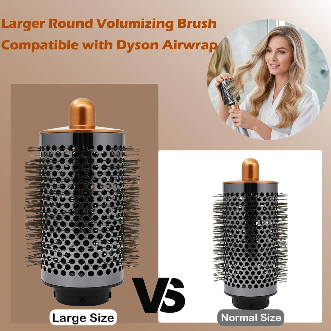 Volumenbürste Aufsatz kompatibel mit Dyson Airwrap Styler HS01 HS05 HS08, Rundbürste Zubehör für ext