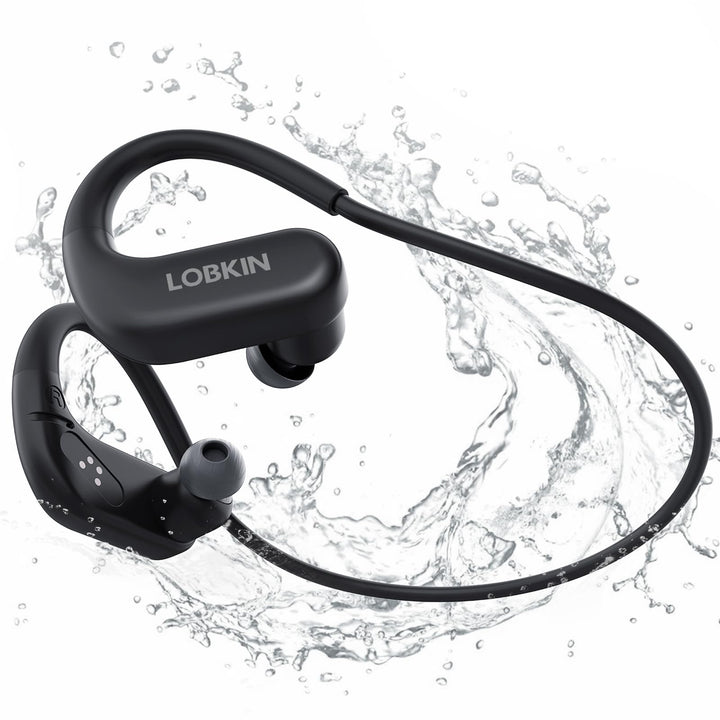 LOBKIN Kopfhörer Schwimmen, In Ear Knochenschall Kopfhörer Bluetooth 5.4,IPX8 Unterwasser wasserdich