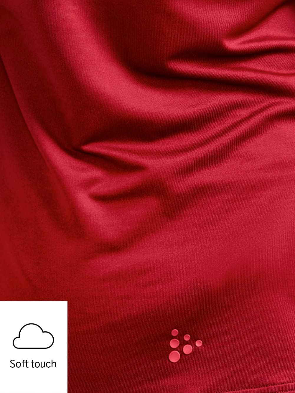 Craft Sportswear Damen Core Gain Midlayer, Rhabarberfarben, X-Klein