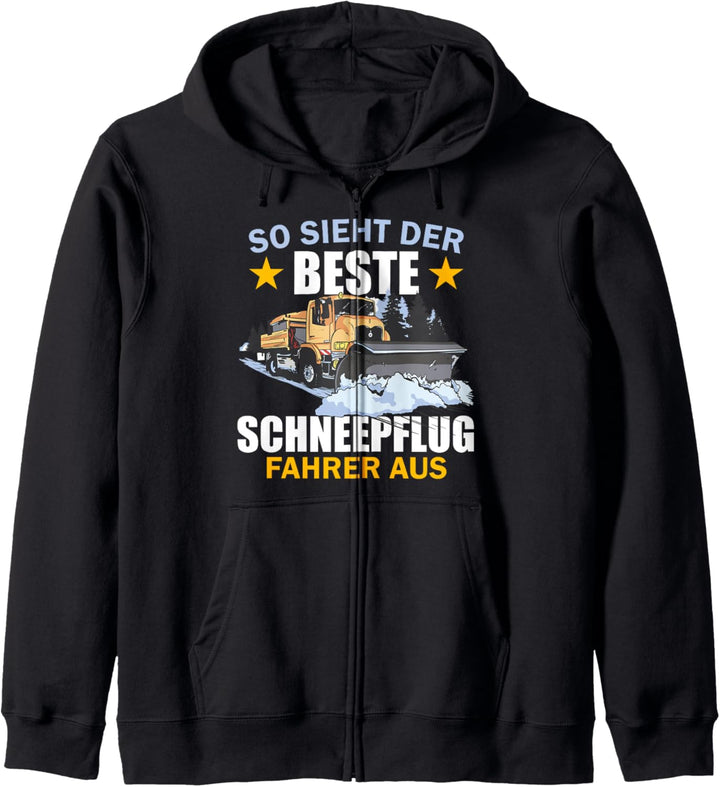 So Sieht Der Beste Schneepflug Fahrer Aus Winterdienst Kapuzenjacke